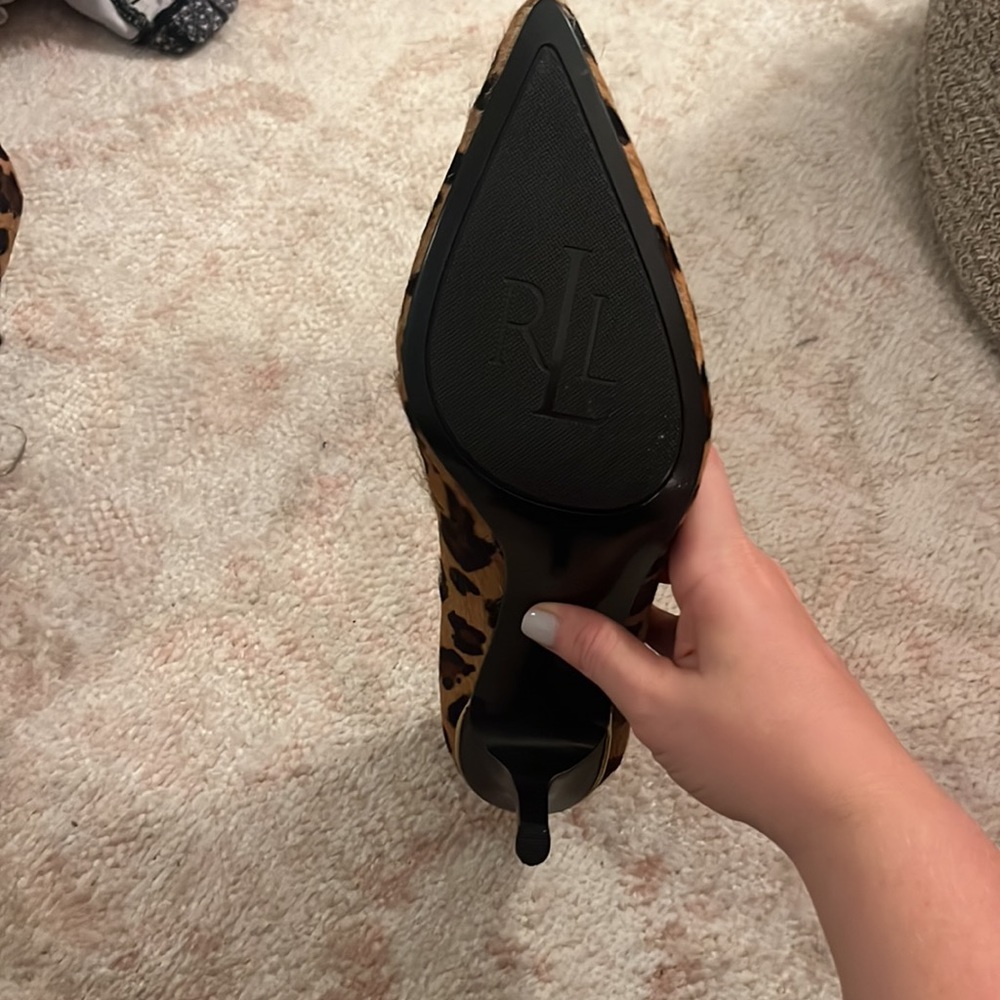 Calf hair Ralph Lauren heels - Picture 2 of 5